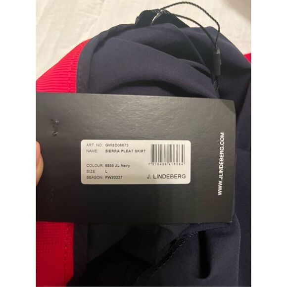 J.LINDEBERG FW22 WOMEN SIERRA PLEAT SKIRT NEW NWT - Picture 8 of 10